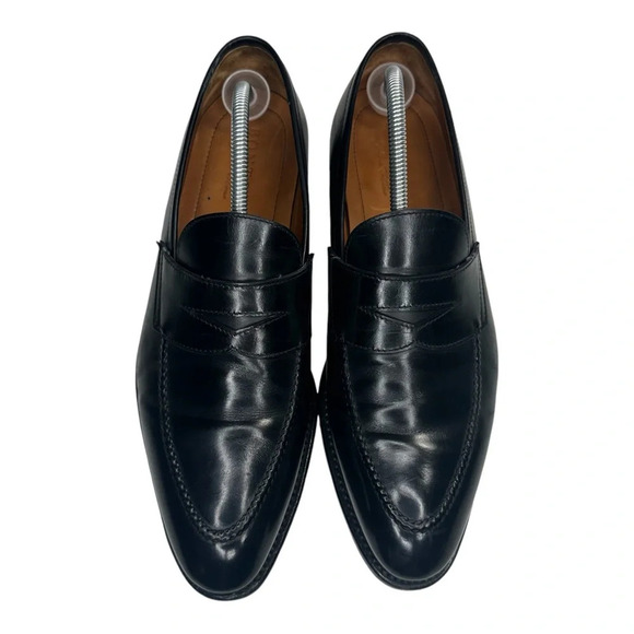 Bontoni Men\'s Principe Black Leather Penny Loafer. Sz: 10.5 main image 11